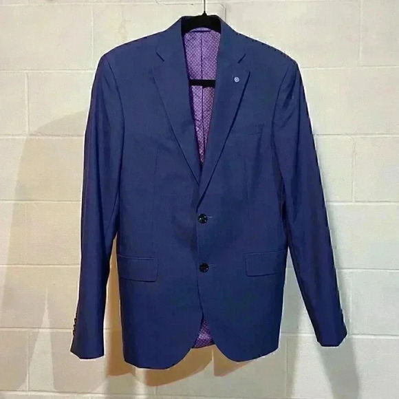 Ted Baker Other - NEW Ted Baker London‎ Endurance Roger SPJ Men's Sports Blazer 38R Blue Cocktail